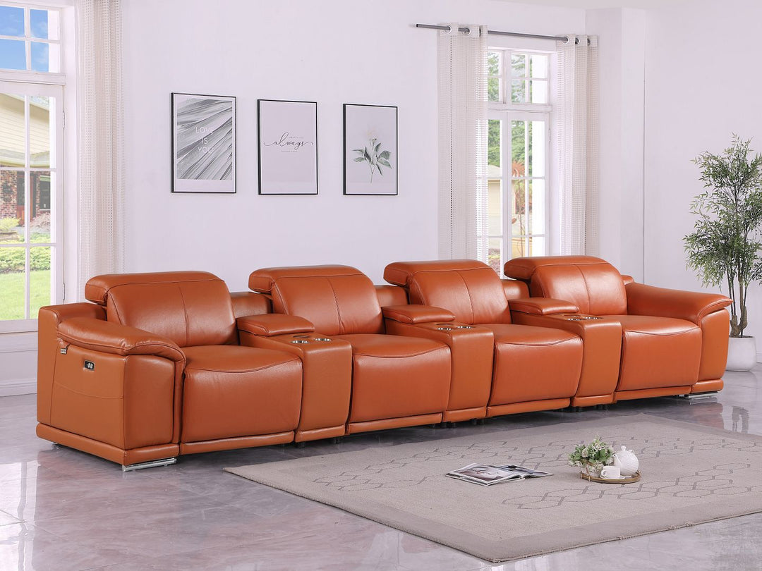 9762 - 7-Piece Modular Power Reclining Sofa With 4 Power Recliners