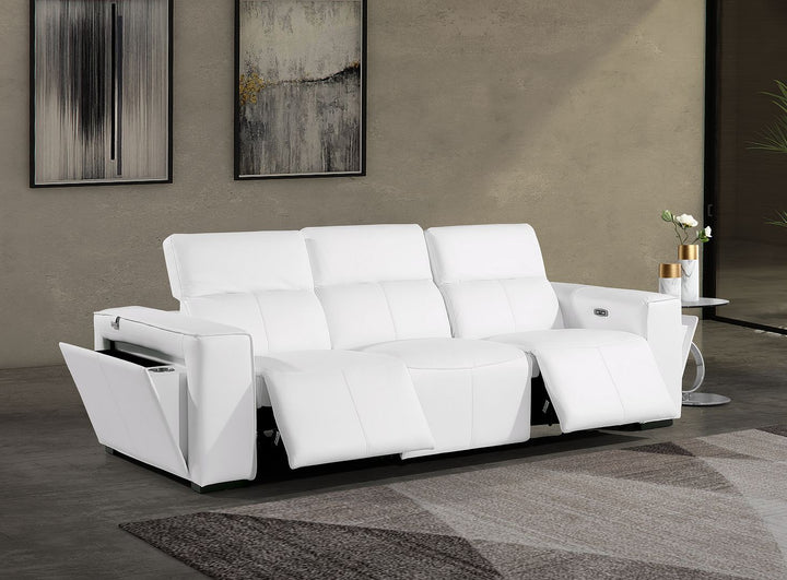 1224 - 3-Piece Modular Power Reclining Sofa In With 2 Power Recliners &amp; Power Headrests