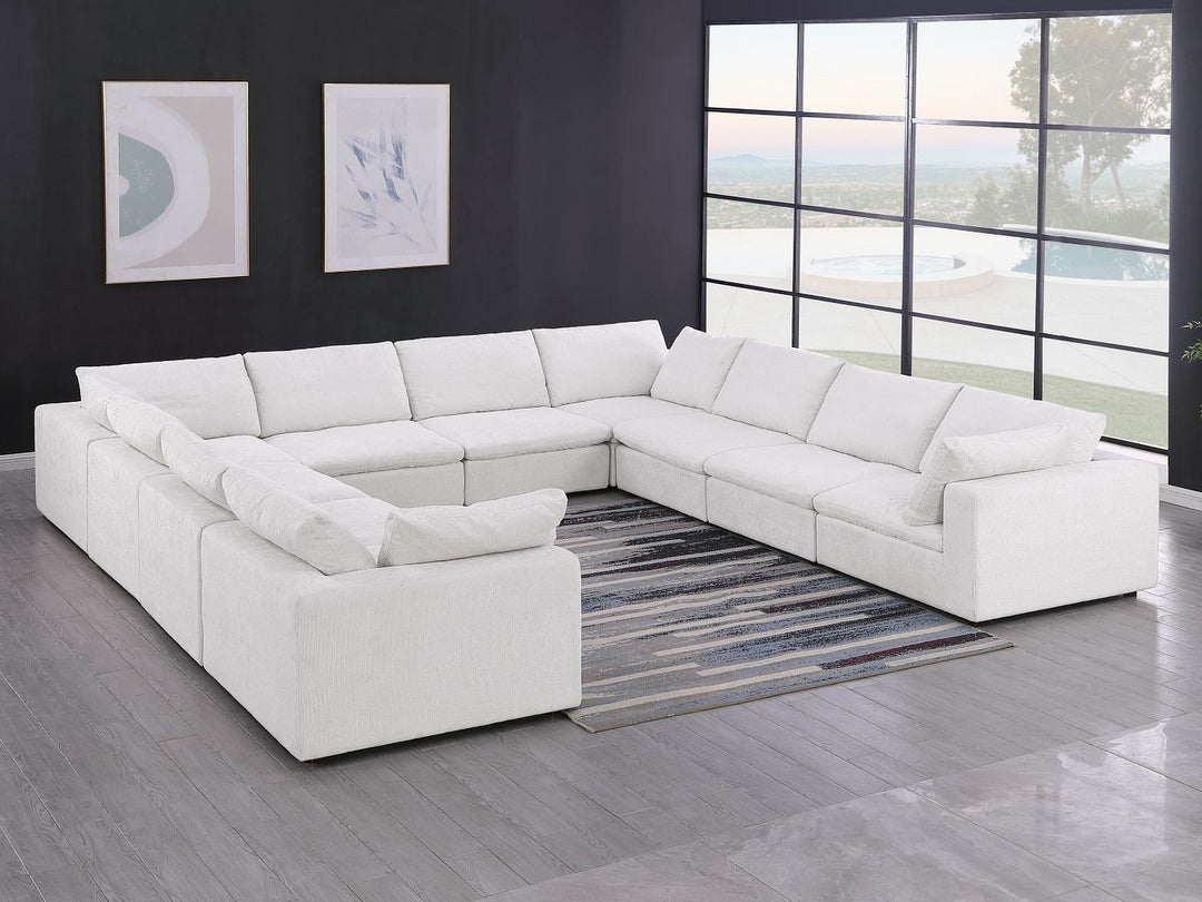 1100 - 10-Piece U-Shaped Sectional In Italian Fabric
