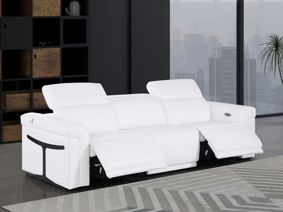 1126 - 3-Piece Modular Power Reclining Sofa In With 2 Power Recliners &amp; Power Headrests