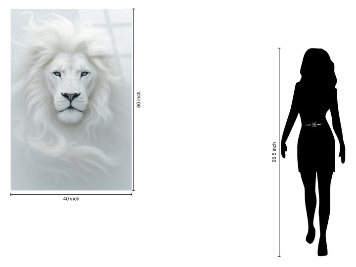 "Regal Majesty" Tempered Glass - White