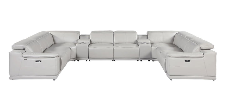 9762 - 10-Piece U-Shaped Sectional Sofa With 4 Power Recliners