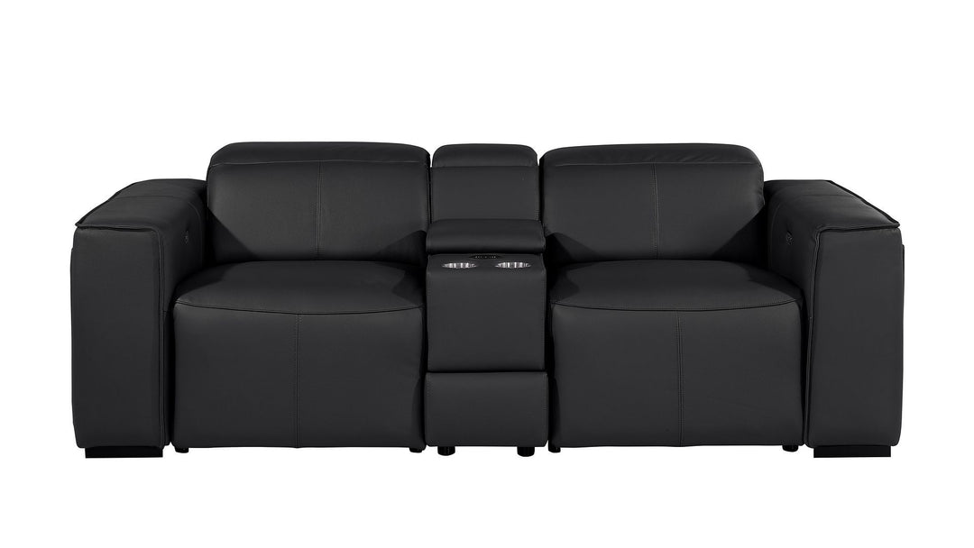 1224 - 3-Piece Modular Power Reclining Loveseat In With 2 Power Recliners &amp; Power Headrests