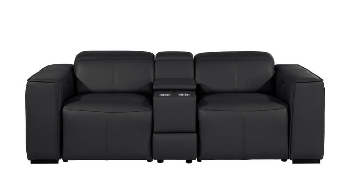 1224 - 3-Piece Modular Power Reclining Loveseat In With 2 Power Recliners &amp; Power Headrests