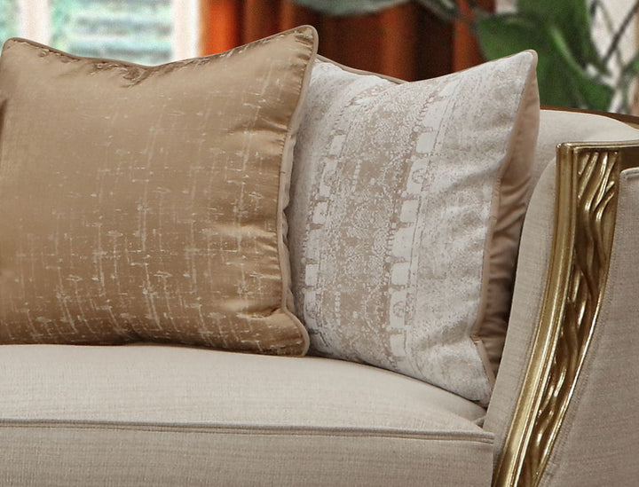 Cora - Loveseat - Gold