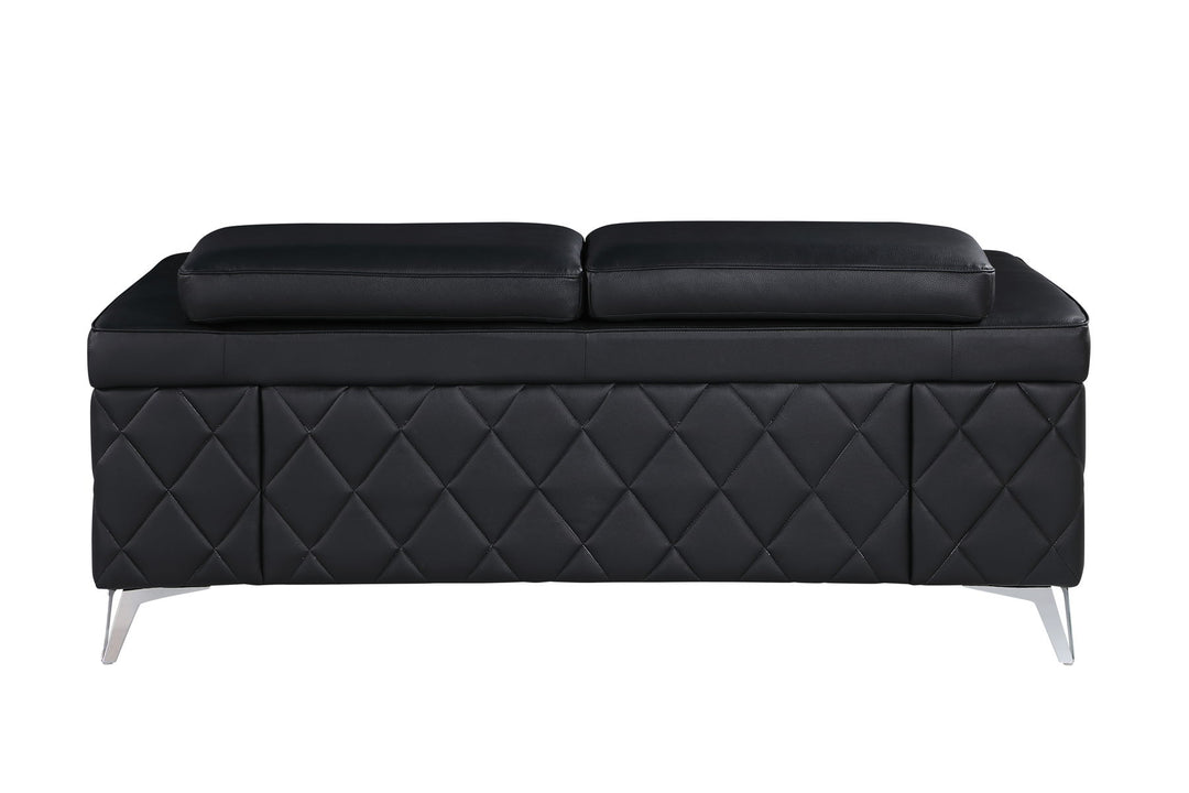 1140 - Top Grain Italian Leather Loveseat