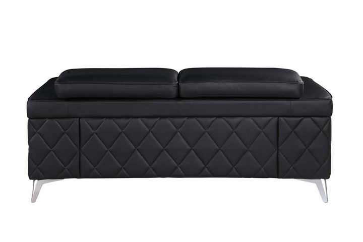 1140 - Top Grain Italian Leather Loveseat