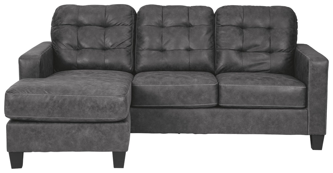 Venaldi - Gunmetal - Sofa Chaise