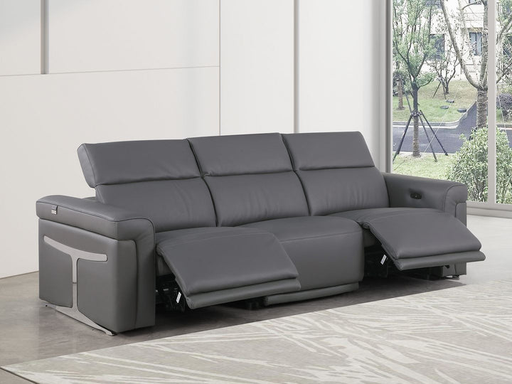 1126 - 3-Piece Modular Power Reclining Sofa In With 2 Power Recliners &amp; Power Headrests