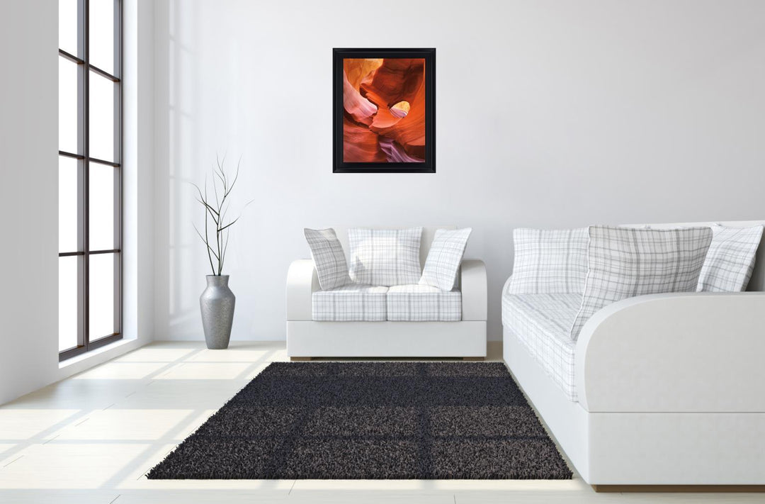 Sunlit Veins - 28" x 34" Framed Wall Art