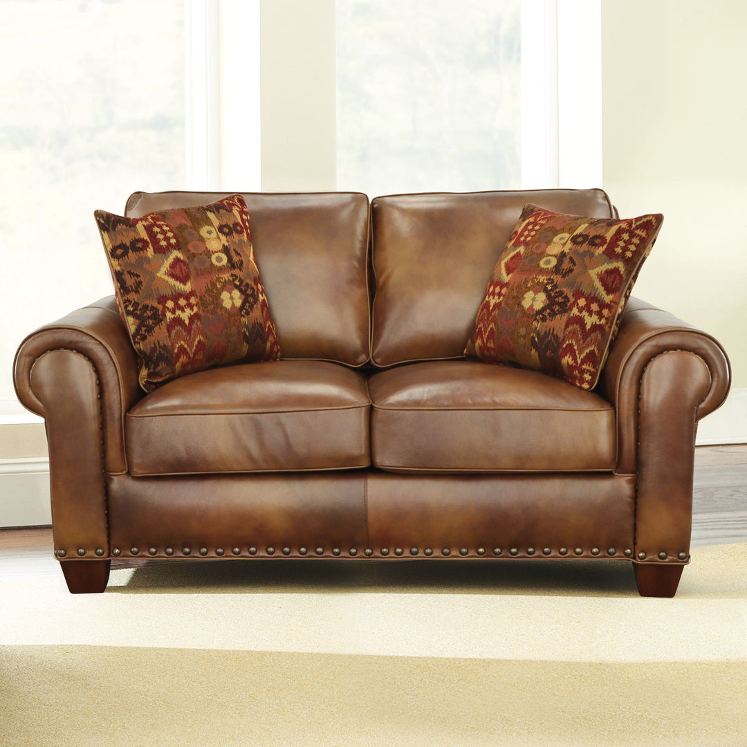 Silverado - Loveseat - Dark Brown