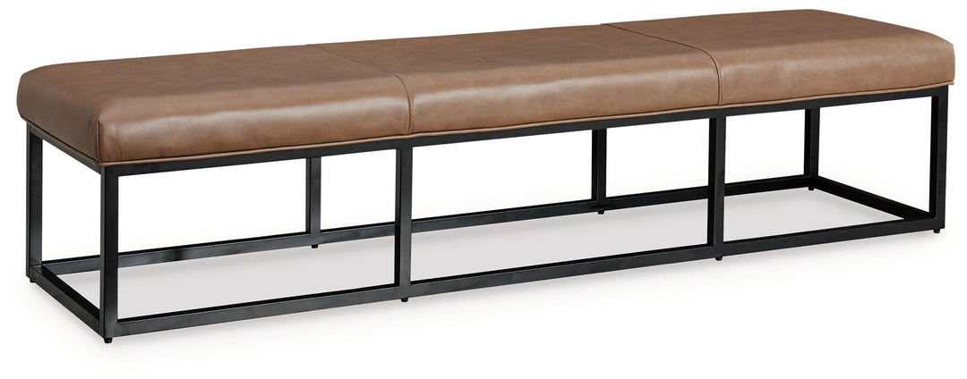 Joston - Accent Bench - Caramel