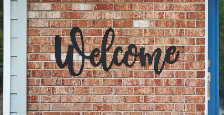 Emalee - Black - Wall Decor - Welcome