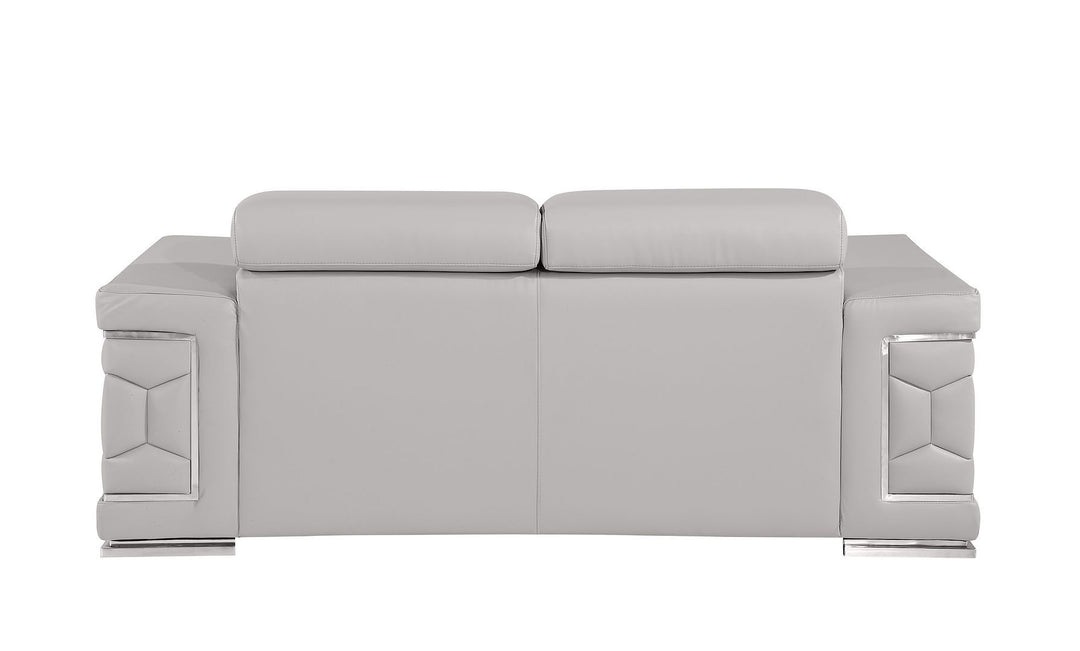 296 - Genuine Leather Loveseat