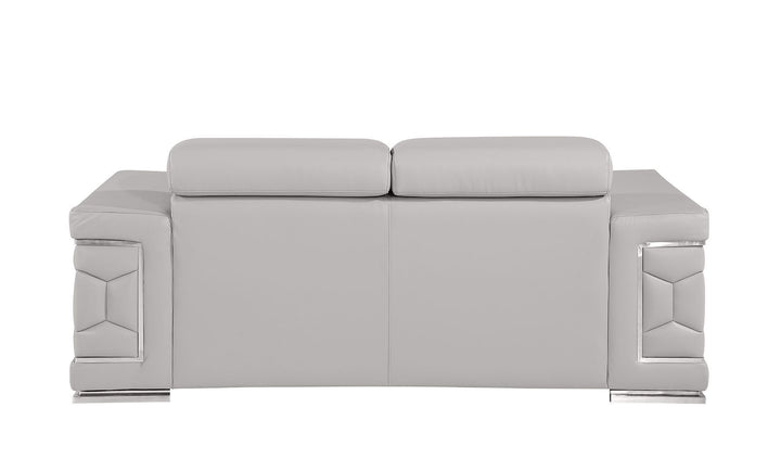 296 - Genuine Leather Loveseat
