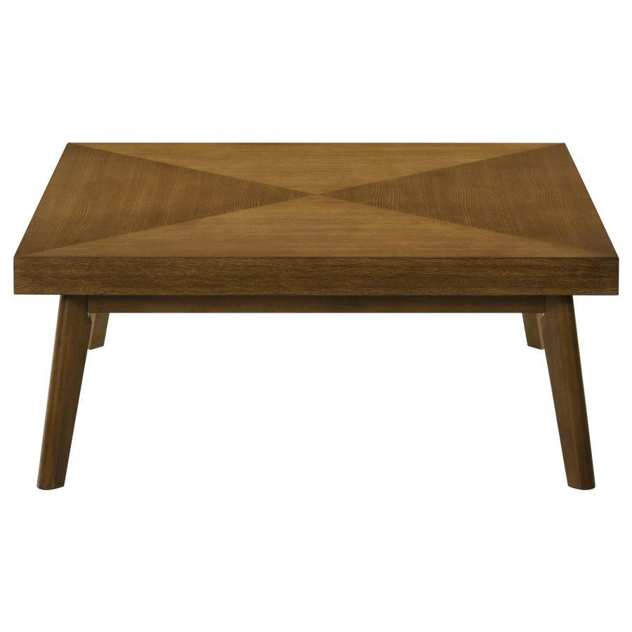 Westerly - Square Wood Coffee Table - Walnut Brown