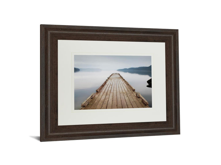 Off Orcas Island By Michael Cahill - Framed Print Wall Art - White