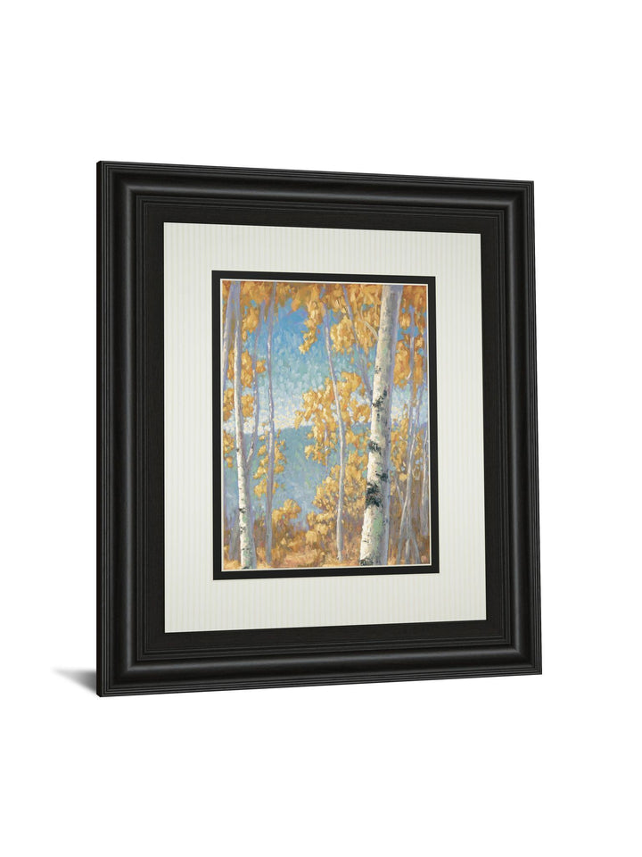 Honey Birch Il By John Macnab - Framed Print Wall Art - Yellow