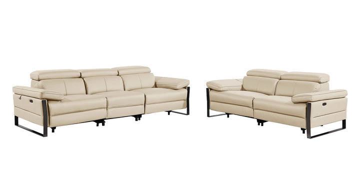 1246 - Modular Power Dual Reclining Sofa And Loveseat Set With Power Headrests