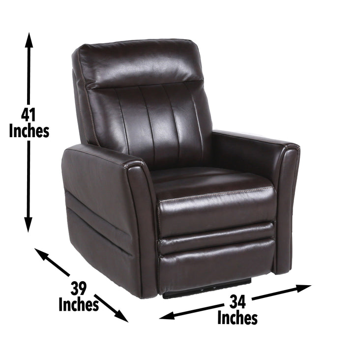 Coachella - Dual Power Reclining Chair - Brown