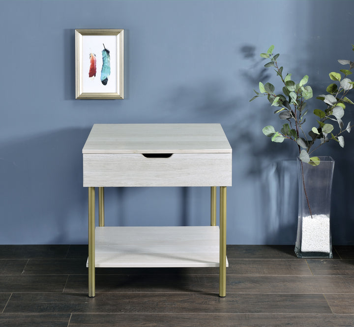 Whitman - Square End Table - White