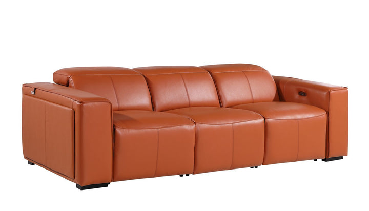 1224 - 3-Piece Modular Power Reclining Sofa In With 3 Power Recliners &amp; Power Headrests