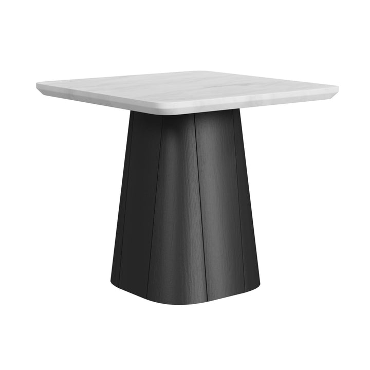 Edison - 2 Piece Occasional Table Set (Coffee Table & End Table) - White And Black