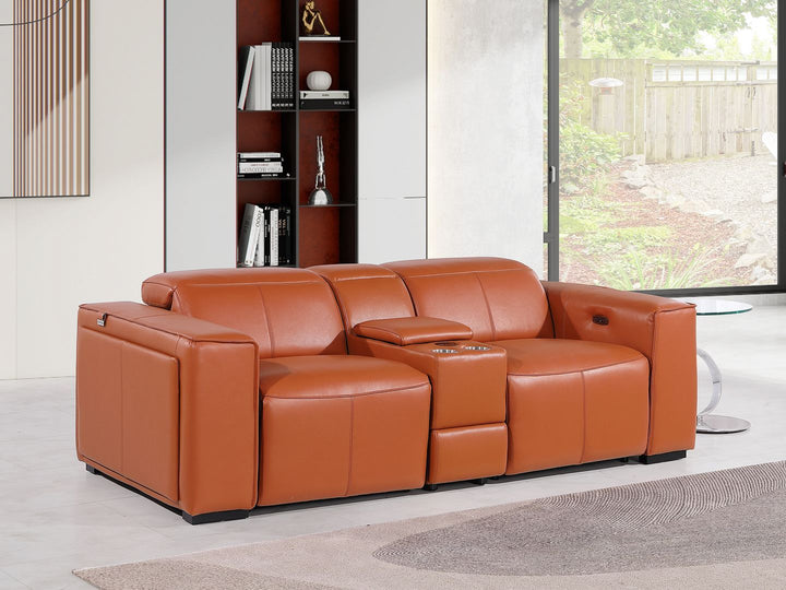 1224 - 3-Piece Modular Power Reclining Loveseat In With 2 Power Recliners & Power Headrests