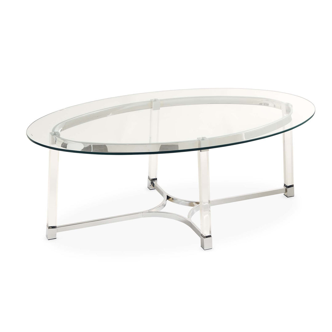 Lucinda - Coffee Table - Chrome - 54"