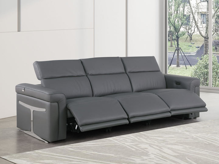 1126 - 3-Piece Modular Power Reclining Sofa In With 3 Power Recliners &amp; Power Headrests