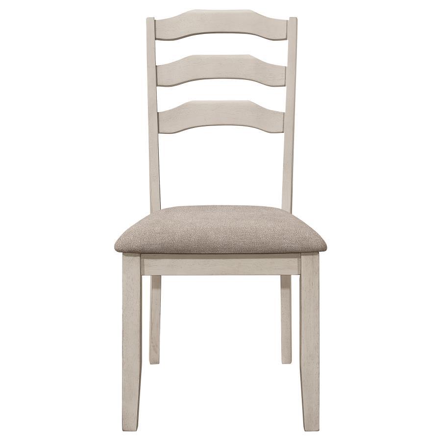 Ronnie - Wood Dining Side Chair (Set of 2) - Rustic Cream