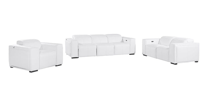 1224 - 6-Piece Modular Power Reclining Sofa, Loveseat &amp; Chair Set In With 6 Power Recliners &amp; Power Headrests
