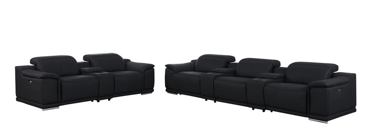 9762 - 8-Piece Modular Power Reclining Sofa And Console Loveseat Set With