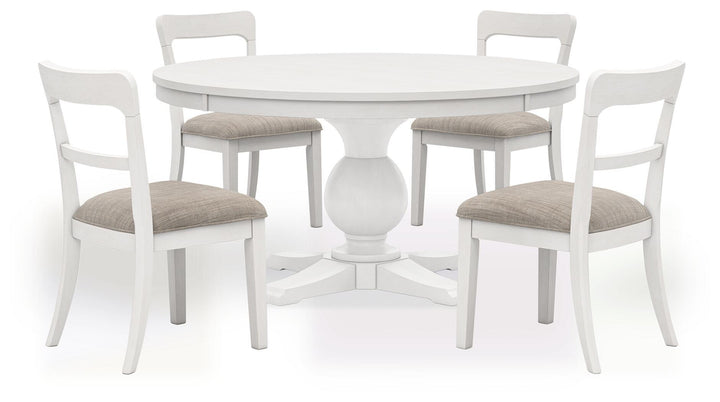 Greddinton - Round Dining Table Set