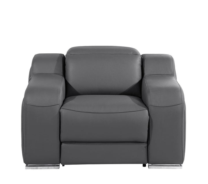 1116 - Armless Chair - Dark Gray