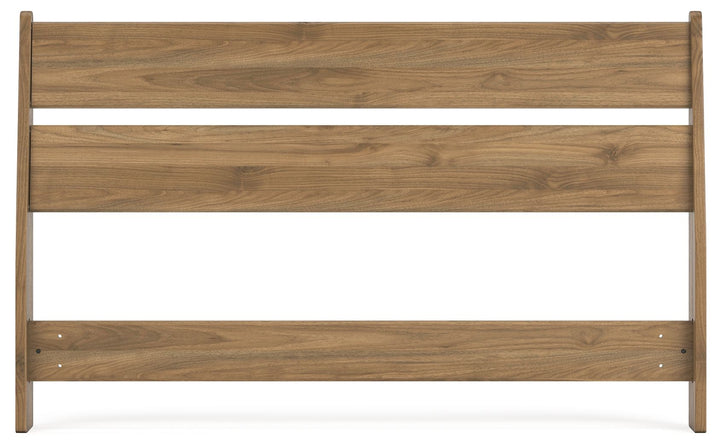 Deanlow - Full Panel Headboard - Honey