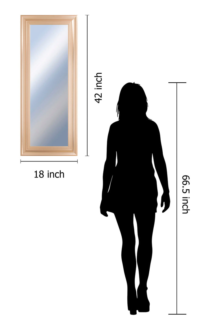 18x42 Decorative Framed Wall Mirror By Classy Art Promotional Mirror Frame 