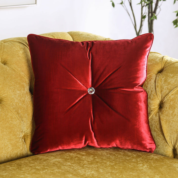 Eliza - Loveseat - Royal Yellow / Red