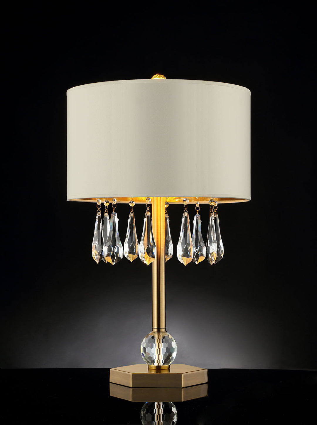 Jemima - Table Lamp - Gold / Ivory