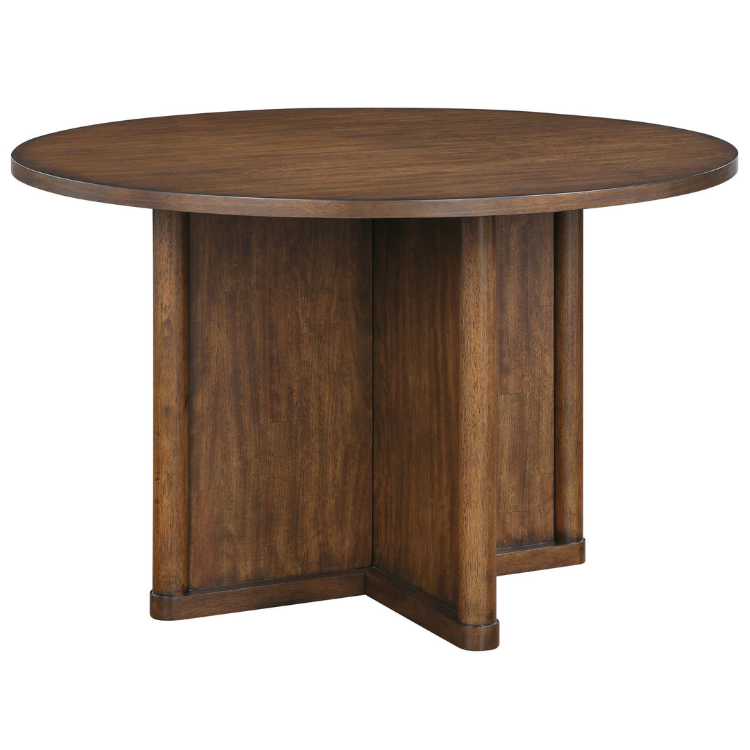 Cambridge - 5 Piece Dining Room Set (Table, 4 Chairs) - Dark Brown
