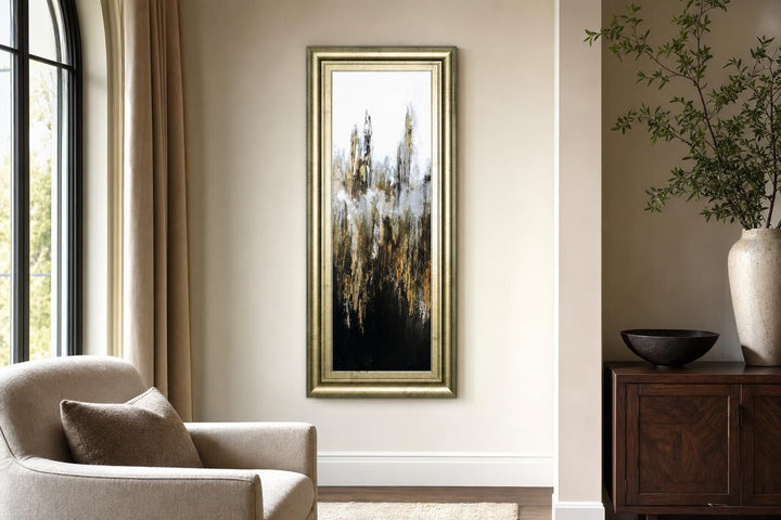 18x42 Metalico I By Leticia Herrera - Dark Gray