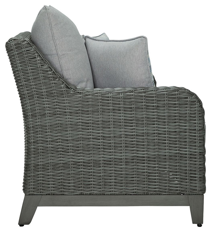 Elite Park - Gray - Loveseat W/Cushion