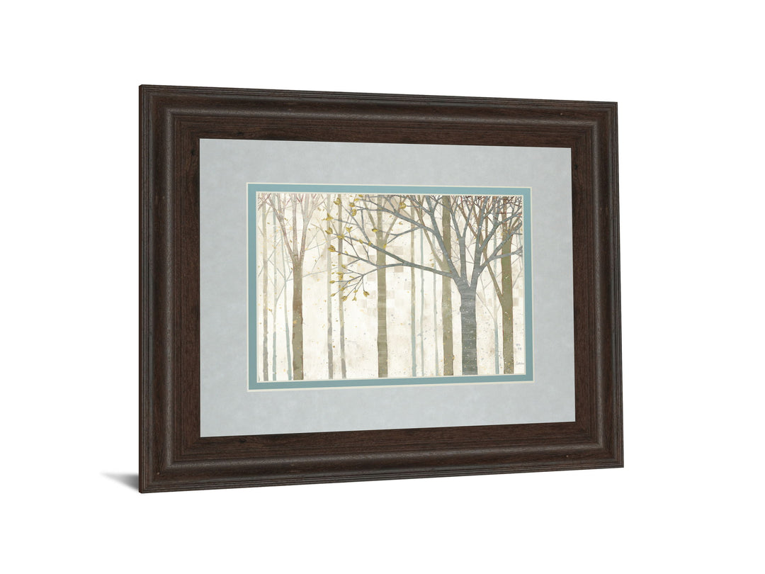 In Springtime No Border By Katherine Lowell - Framed Print Wall Art - Beige