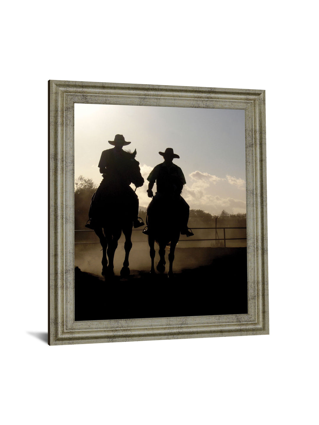 Dust Trail Sundown - 28" x 34" Framed Wall Art