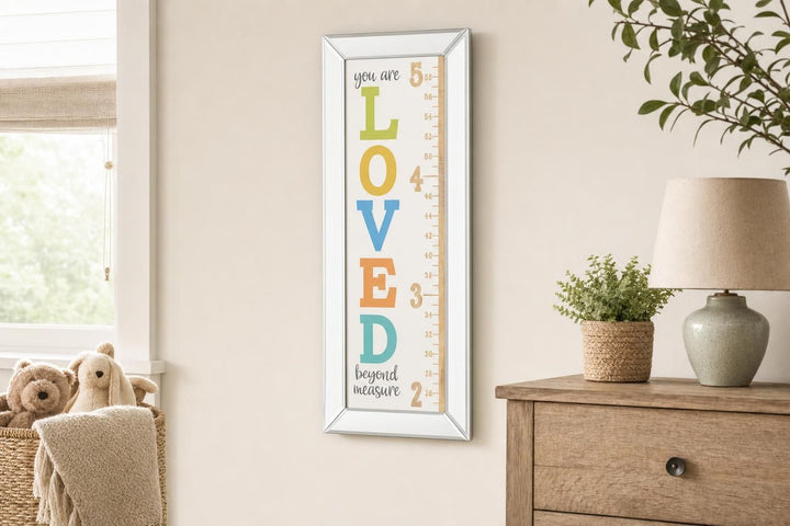 Loved Beyond Measture Growth Chart By Marla Rae - White