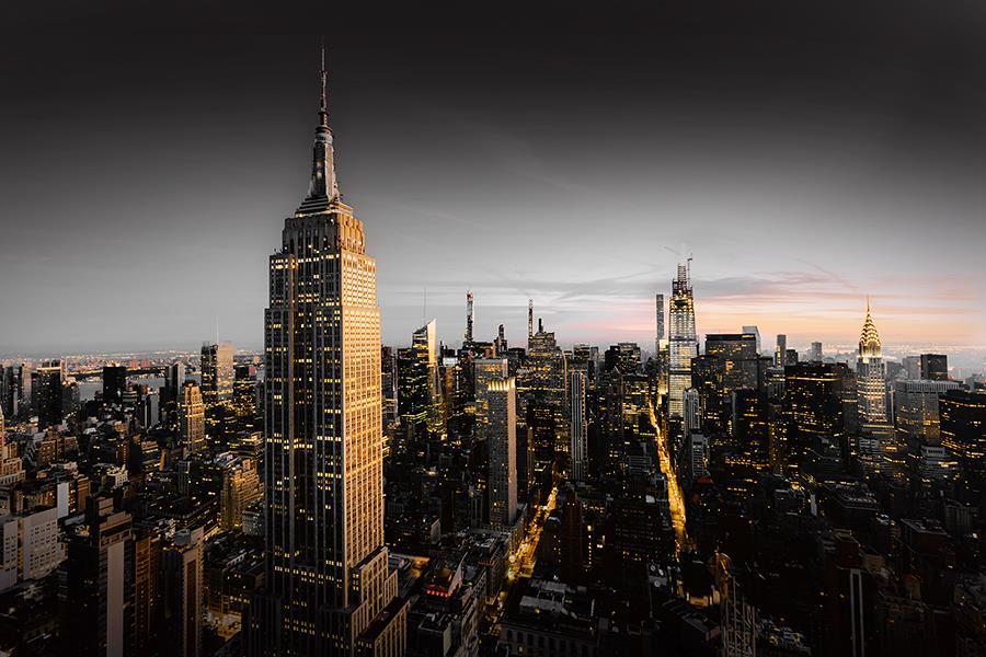 Goodnight Ny By Cad Design (Small) - Dark Gray