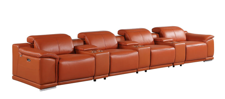 9762 - 7-Piece Modular Power Reclining Sofa With 4 Power Recliners
