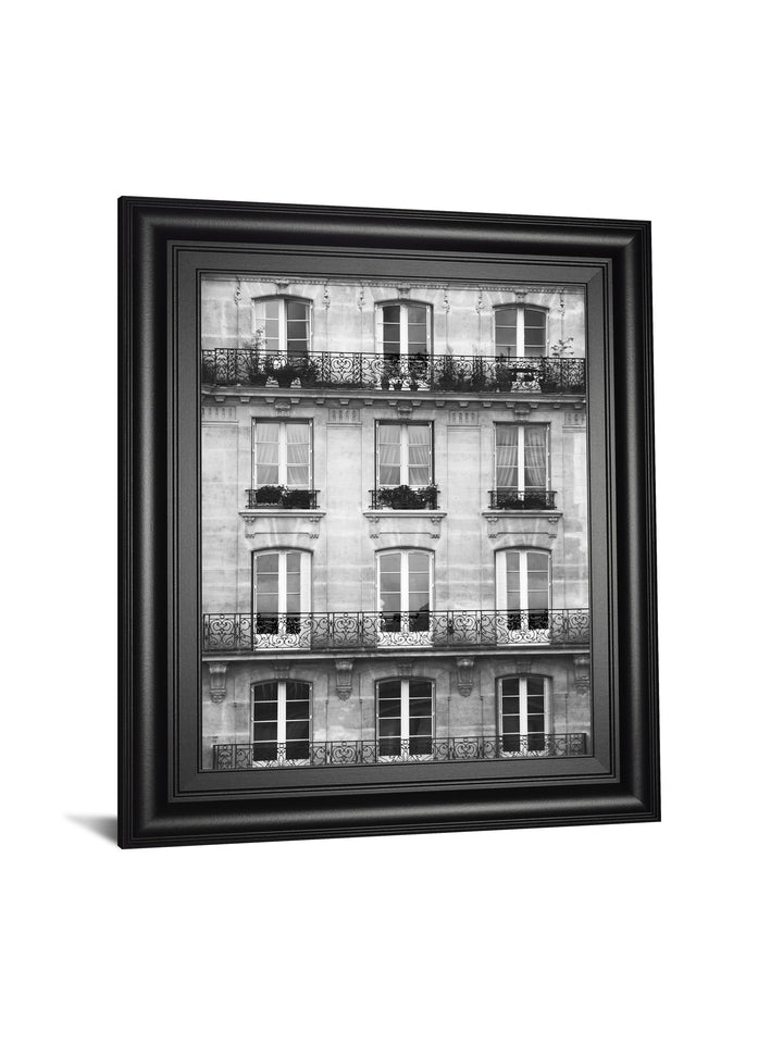 Across The Street Il By Laura Marshall - Framed Print Wall Art - Gray