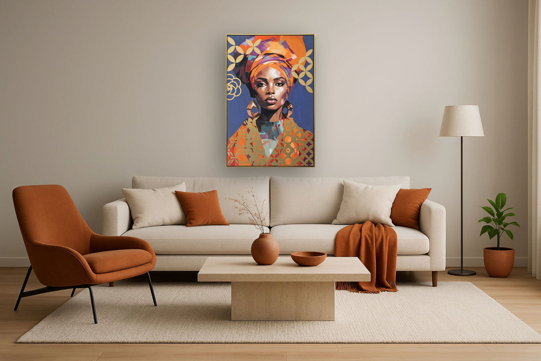 Radiant Aura Elegance - 33" x 48" Framed Wall Art