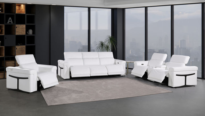 1126 - 7-Piece Modular Power Reclining Sofa, Loveseat &amp; Chair Set In With 6 Power Recliners &amp; Power Headrests